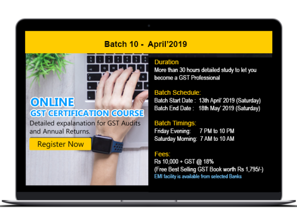 Best Online GST Certification course